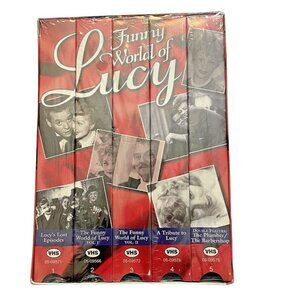 I Love Lucy Show Funning World  VHS Tapes Boxed Set Series Original Factory Seal